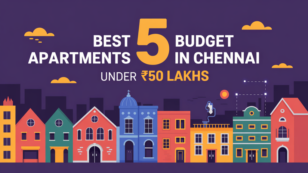5 Budget Apartments in Chennai Under ₹50 Lakhs