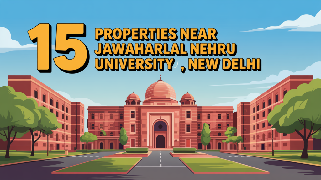 5 Properties Near Jawaharlal Nehru University (JNU), New Delhi