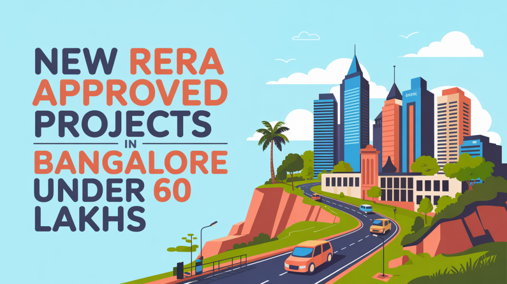 New RERA Approved Projects in Bangalore Under 60 Lakhs