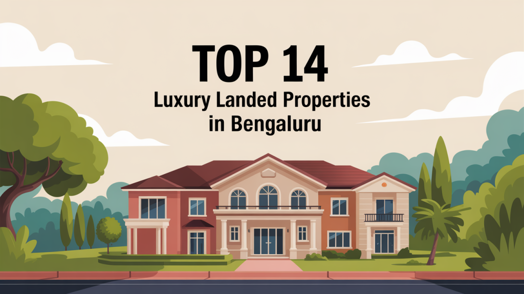 Top 14 Luxury Landed Properties in Bengaluru