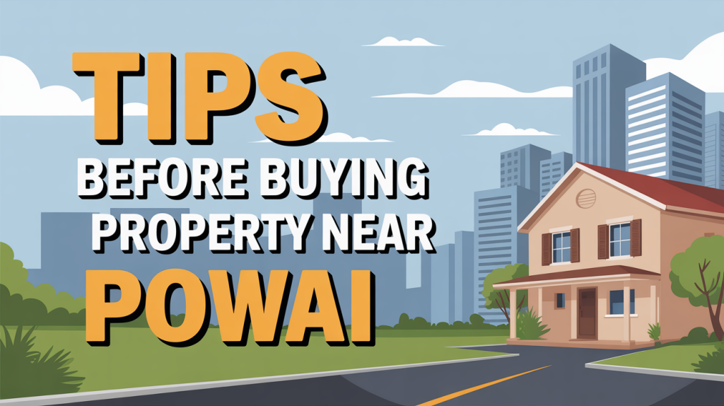 Tips Before Buying Property Near Powai