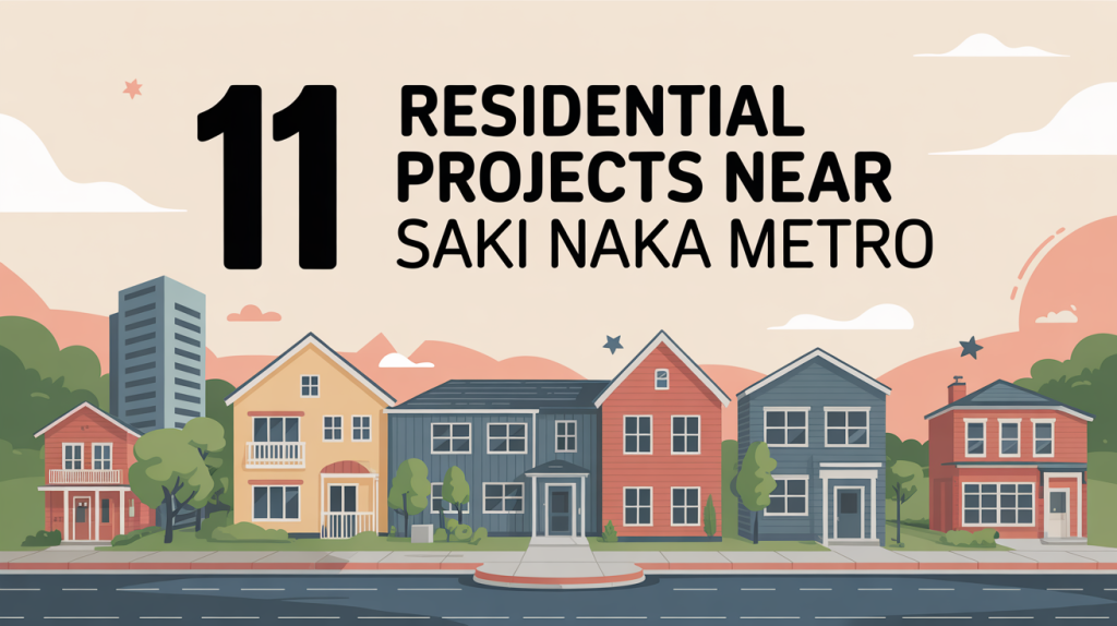 Top 11 Properties Near Saki Naka Metro