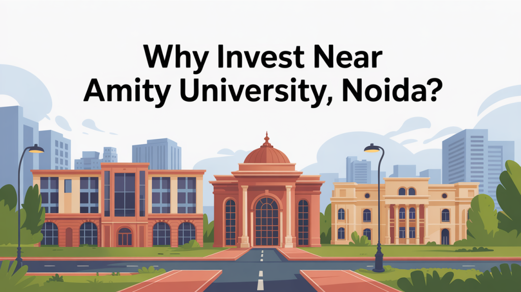Why Invest Near Amity University, Noida