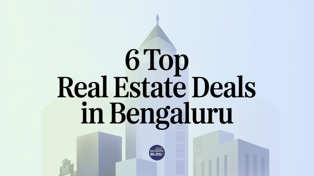 6 Top Real Estate Deals In Bengaluru