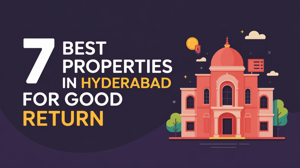 7 Best Properties in Hyderabad for Good Return