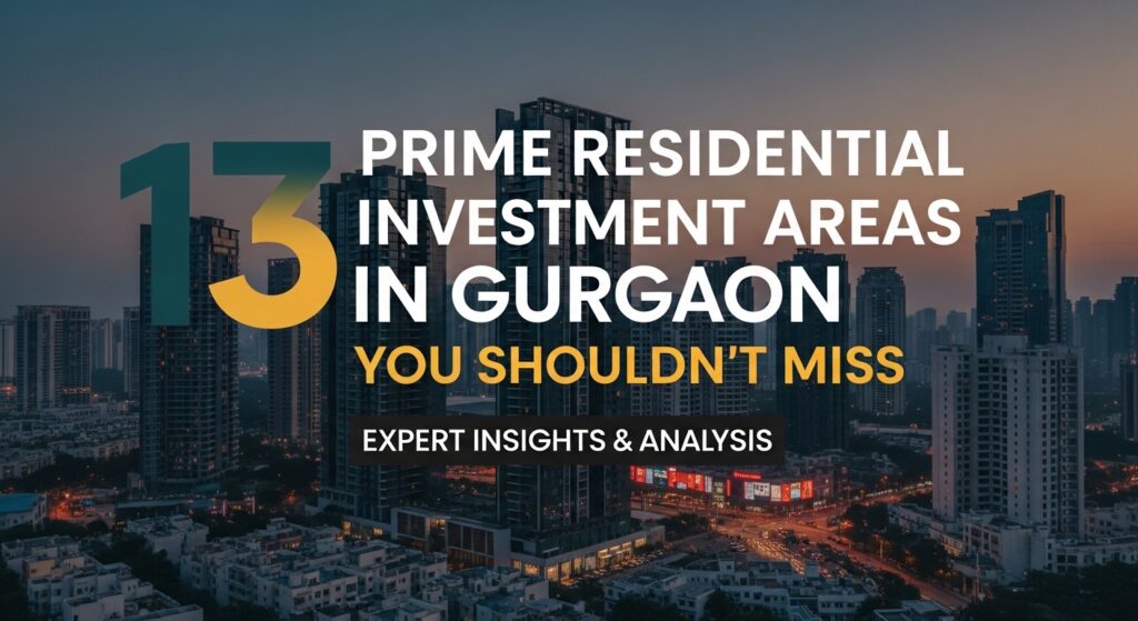 13 Prime Residential Investment Areas in Gurgaon You Shouldn’t Miss